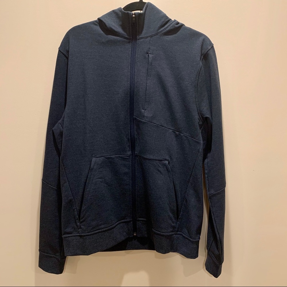 lululemon men’s large city sweat full zip hoodie
